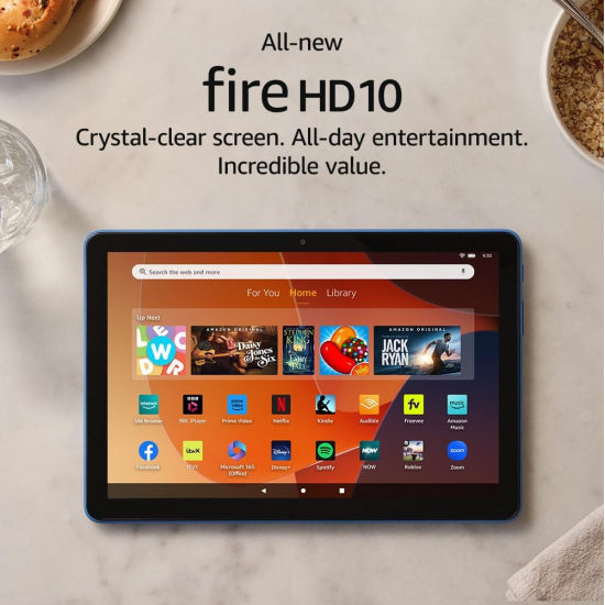 Amazon Fire HD 10 Tablet (10.1", 64 GB, 2023, 13 Generation) - Blau