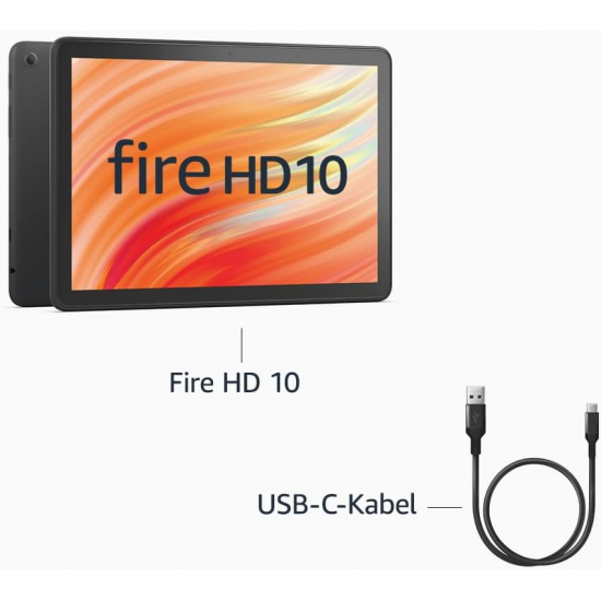 Amazon Fire HD 10 Tablet (10,1", 32 GB, 2023, 13. Generation) – Fliederfarben