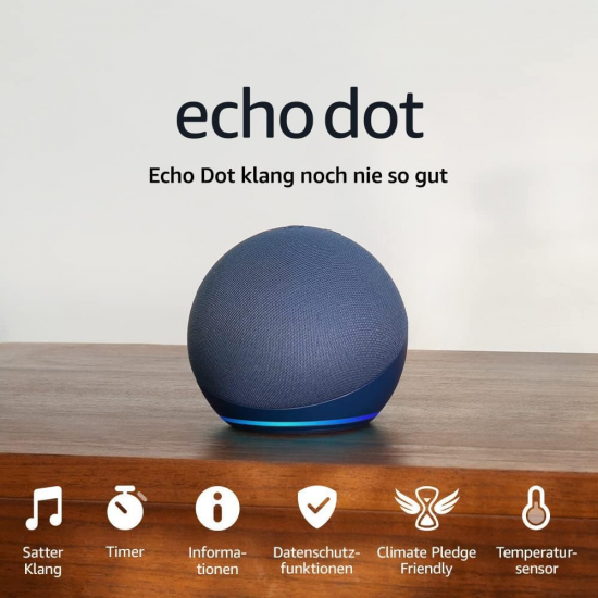Amazon Echo Dot 5. Generation – Meeresblau