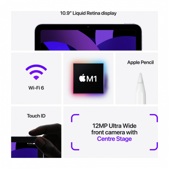 Apple iPad Air 5. Generation 2022 (M1, 256 GB) - Rosé