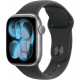 Apple Watch Series 11 (GPS, 46mm) - Space Grey Aluminium Case with M/L Black Sport Band