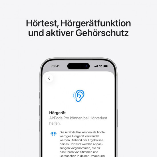 Apple AirPods Pro 3 Kabellose In‑Ear Kopfhörer, Aktive Geräuschunterdrückung, Laden über USB‑C Apple AirPods Pro 3 Kabellose In‑Ear Kopfhörer, Aktive Geräuschunterdrückung, Laden über USB‑C