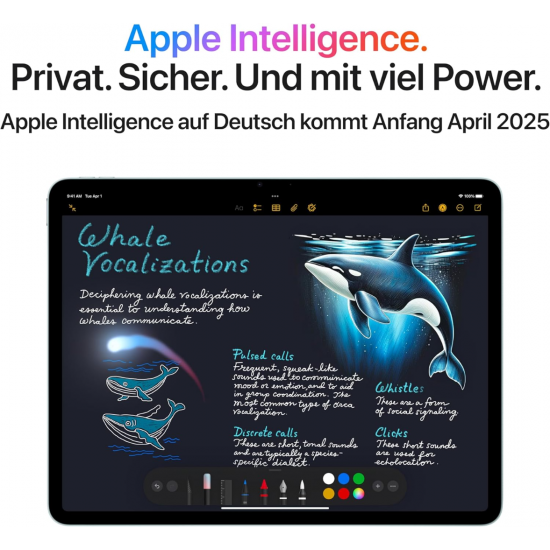 Apple iPad Air 2025 (WLAN, M3-Chip, 13 Zoll, 128 GB) – Space Grau