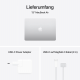 Apple MacBook Air 2024 (13,6 Zoll, M3, 16 GB + 256 GB SSD) – Silber