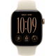 Apple Watch Series 12 (GPS, 42mm) - Aluminiumgehäuse Lichtgold, Sportarmband Sand - M/L