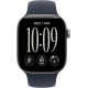 Apple Watch Series 12 (GPS, 42mm) - Aluminiumgehäuse Space Grau, Sportarmband Navyblau - M/L