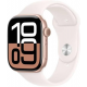 Apple Watch Series 10 (GPS, 42mm) - Rose Gold Aluminium Gehäuse mit S/M Light Blush Band