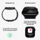 Apple Watch Series 10 (GPS, 42mm) - Rose Gold Aluminium Gehäuse mit S/M Light Blush Band
