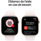 Apple Watch Series 10 (GPS, 42mm) - Rose Gold Aluminium Gehäuse mit S/M Light Blush Band