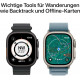 Apple Watch Ultra 3. Generation (GPS, Cellular, 49 mm) – Gehäuse aus Natur-Titan mit Milanaise-Armband aus Natur-Titan (mittelgroß)