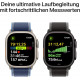 Apple Watch Ultra 3. Generation (GPS, Cellular, 49 mm) – Gehäuse aus Natur-Titan mit Armband in Blau (Einheitsgröße)