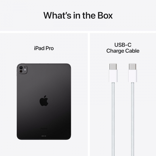 Apple 11" iPad Pro 2024 (M4): Liquid Retina Display, 256 GB, WLAN – Space Schwarz