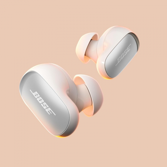 Bose QuietComfort Ultra Bluetooth Earbuds (2nd Gen), Wireless Noise Cancelling Earbuds - White Smoke