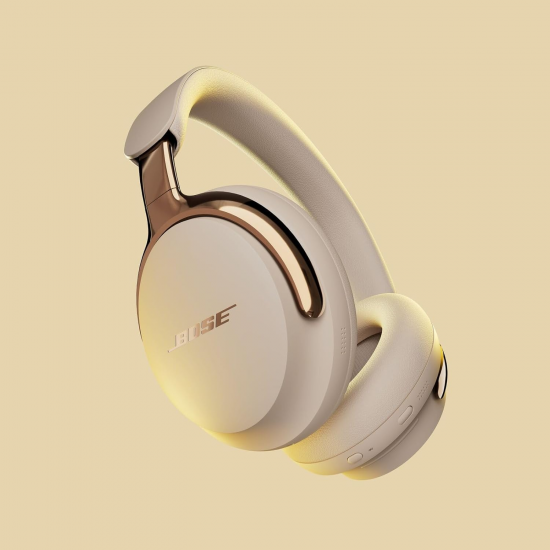Bose QuietComfort Ultra Bluetooth-Kopfhörer (2. Gen.), kabellose Kopfhörer mit räumlichem Klang- Treibholz-Sand