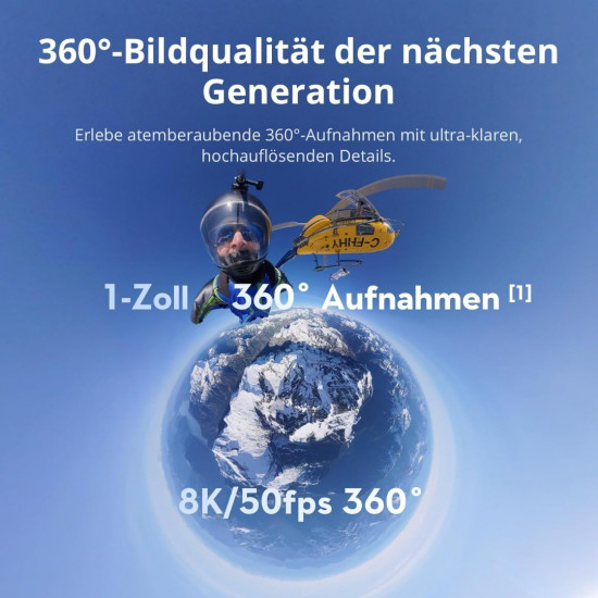 DJI Osmo 360 Adventure Combo, Action Kamera