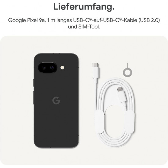 Google Pixel 9a 5G Smartphone (8 GB + 128 GB) - Obsidian