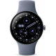 Google Pixel Watch 4 Wi-Fi (45mm) - Aluminiumgehäuse in Satin Moonstone – Sportarmband in Moonstone