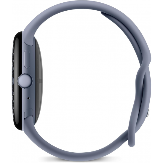 Google Pixel Watch 4 Wi-Fi (45mm) - Aluminiumgehäuse in Satin Moonstone – Sportarmband in Moonstone