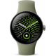 Google Pixel Watch 5 Wi-Fi (41mm) - Pyrite Case mit Olive Band