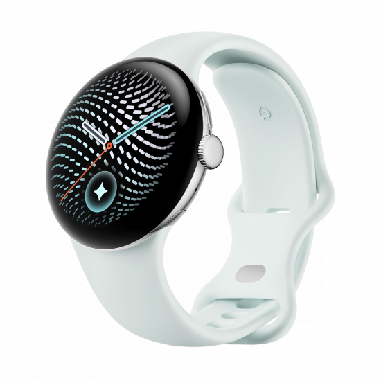 Google Pixel Watch 5 Wi-Fi (41mm) - Silver Case mit Fog Band