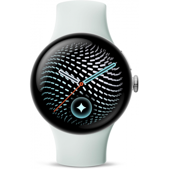 Google Pixel Watch 5 Wi-Fi (41mm) - Silver Case mit Fog Band