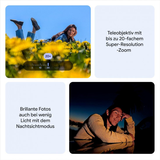 Google Pixel 10 5G Smartphone (12GB RAM, 256GB Speicher) – Indigo