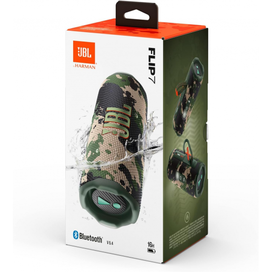 Tragbarer Bluetooth-Lautsprecher JBL Flip 7 – Squad