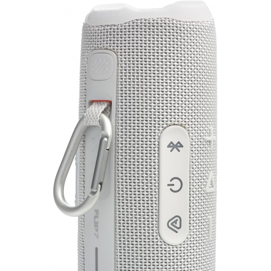 JBL Flip 7 Tragbarer Bluetooth-Lautsprecher - Weiß