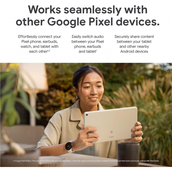 Google Pixel Tablet 11" Display + Dock (WiFi, 8+256GB) - Hazel