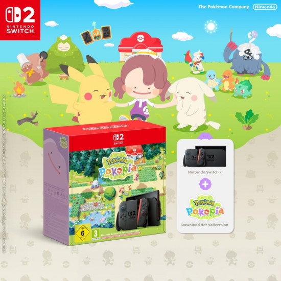 Nintendo Switch 2 + Pokémon Pokopia-Set