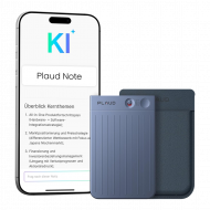 Plaud Note KI Digitales Diktiergerät mit Hülle (64 GB) - Dunkelblaue