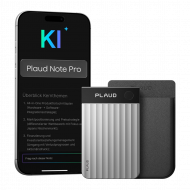 Plaud Note Pro KI Digitales Diktiergerät Aufnahmegerät mit KI Schreibfunktion und Zusammenfassen Voice Recorder Multimodale - Silber