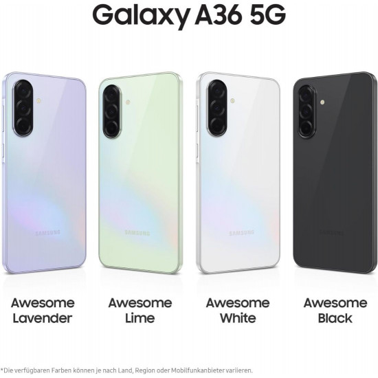 Samsung Galaxy A36 (12GB + 256GB) - Geweldig Zwart