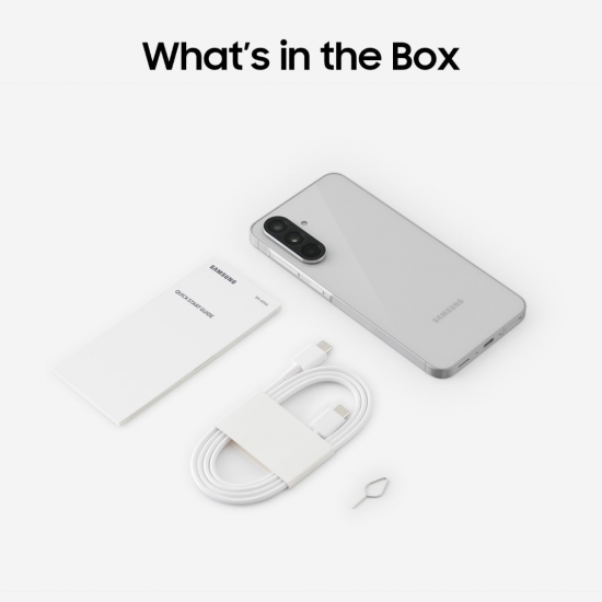 Samsung Galaxy A56 5G Smartphone (Dual-SIMs, 8+128GB) - Awesome Lightgray