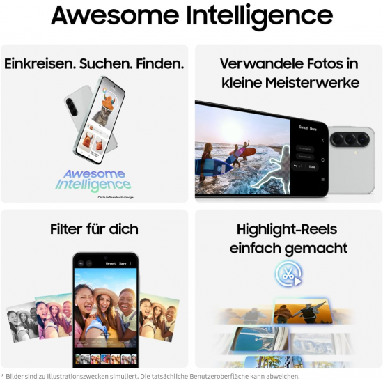 Samsung Galaxy A56 5G Smartphone (Dual-SIMs, 8+128GB) - Awesome Pink