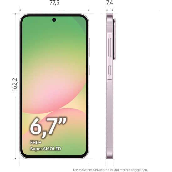 Samsung Galaxy A56 5G Smartphone (Dual-SIMs, 8+128GB) - Awesome Pink