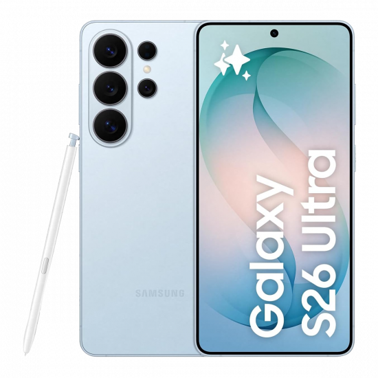 Samsung Galaxy S26 Ultra 5G Smartphone (Dual-SIMs, 12 GB+512 GB) - Sky Blue