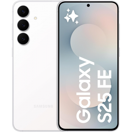 Samsung Galaxy S25 FE 5G Smartphone (Dual-SIMs, 8 GB+256 GB) - Weiß