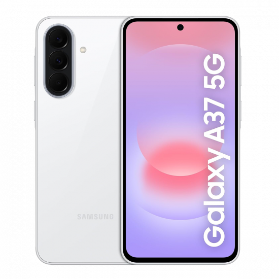 Samsung Galaxy A37 5G Smartphone (Dual-SIMs, 8+256 GB) - Awesome White