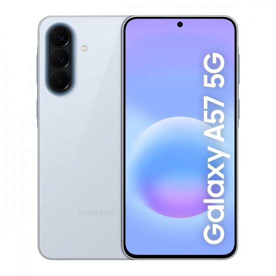Samsung Galaxy A57 5G Smartphone (Dual-SIMs, 8+256 GB) - Awesome Icyblue
