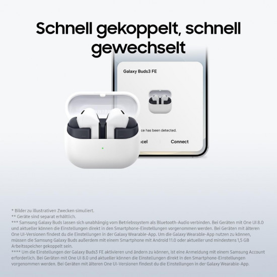 Samsung Galaxy Buds 3 FE - Grey Samsung Galaxy Buds 3 FE - Grey