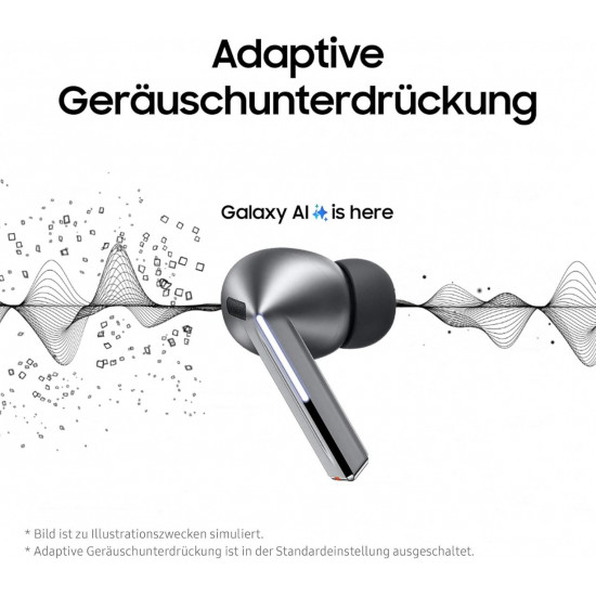 Samsung Galaxy Buds 3 Pro wireless In-Ear-Kopfhörer - Silber