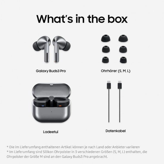 Samsung Galaxy Buds 3 Pro wireless In-Ear-Kopfhörer - Silber
