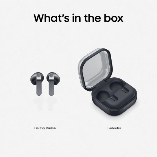Samsung Galaxy Buds4, Kabellose Bluetooth-Kopfhörer - Black
