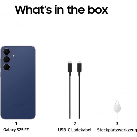 Samsung Galaxy S25 FE 5G Smartphone (Dual-SIMs, 8 GB+256 GB) - Navy