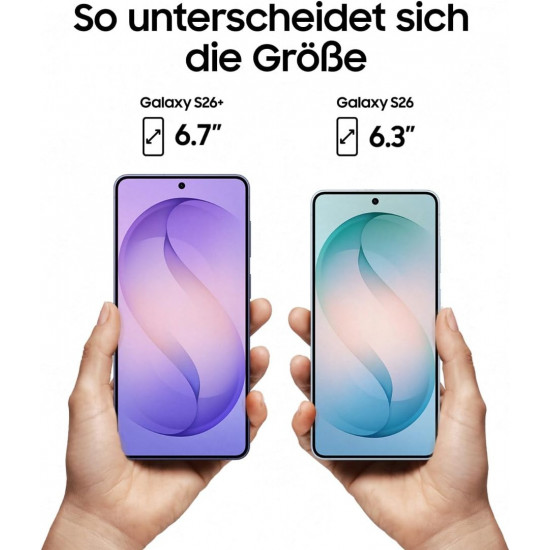 Samsung Galaxy S26 5G Smartphone (Dual-SIMs, 12 GB+256 GB) - Violet