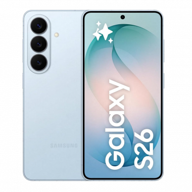 Samsung Galaxy S26 5G Smartphone (Dual-SIMs, 12 GB+256 GB) - Sky Blue