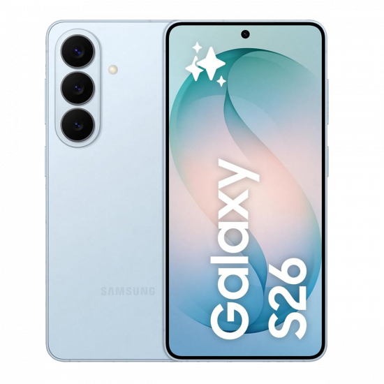 Samsung Galaxy S26 5G Smartphone (Dual-SIMs, 12 GB+512 GB) - Sky Blue