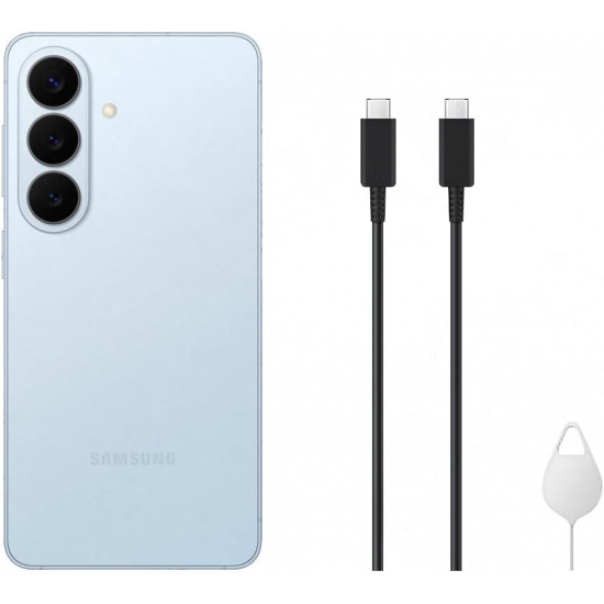 Samsung Galaxy S26 5G Smartphone (Dual-SIMs, 12 GB+512 GB) - Sky Blue