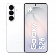 Samsung Galaxy S26 5G Smartphone (Dual-SIMs, 12 GB+256 GB) - White